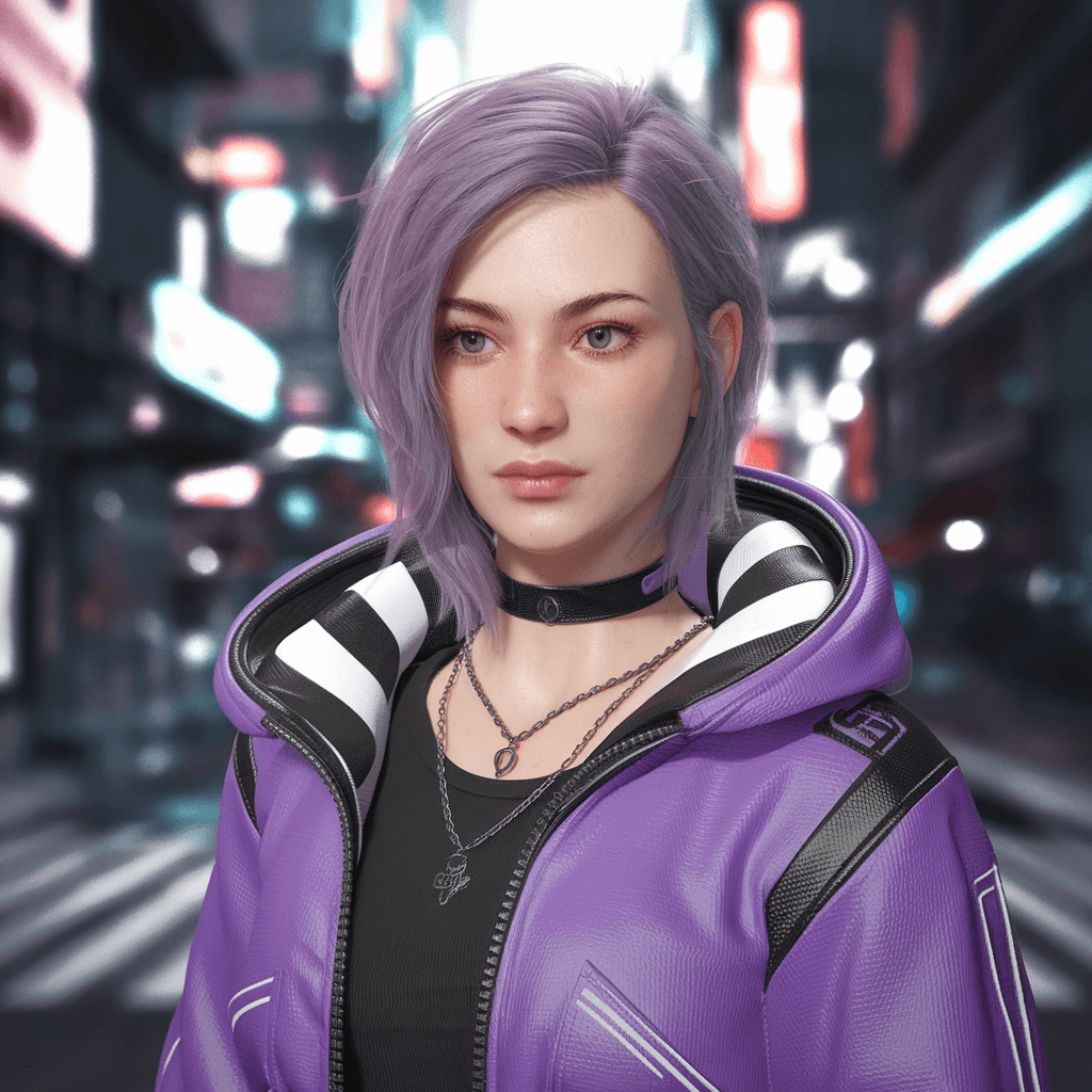 Sample AI-generated profile photo draft preview